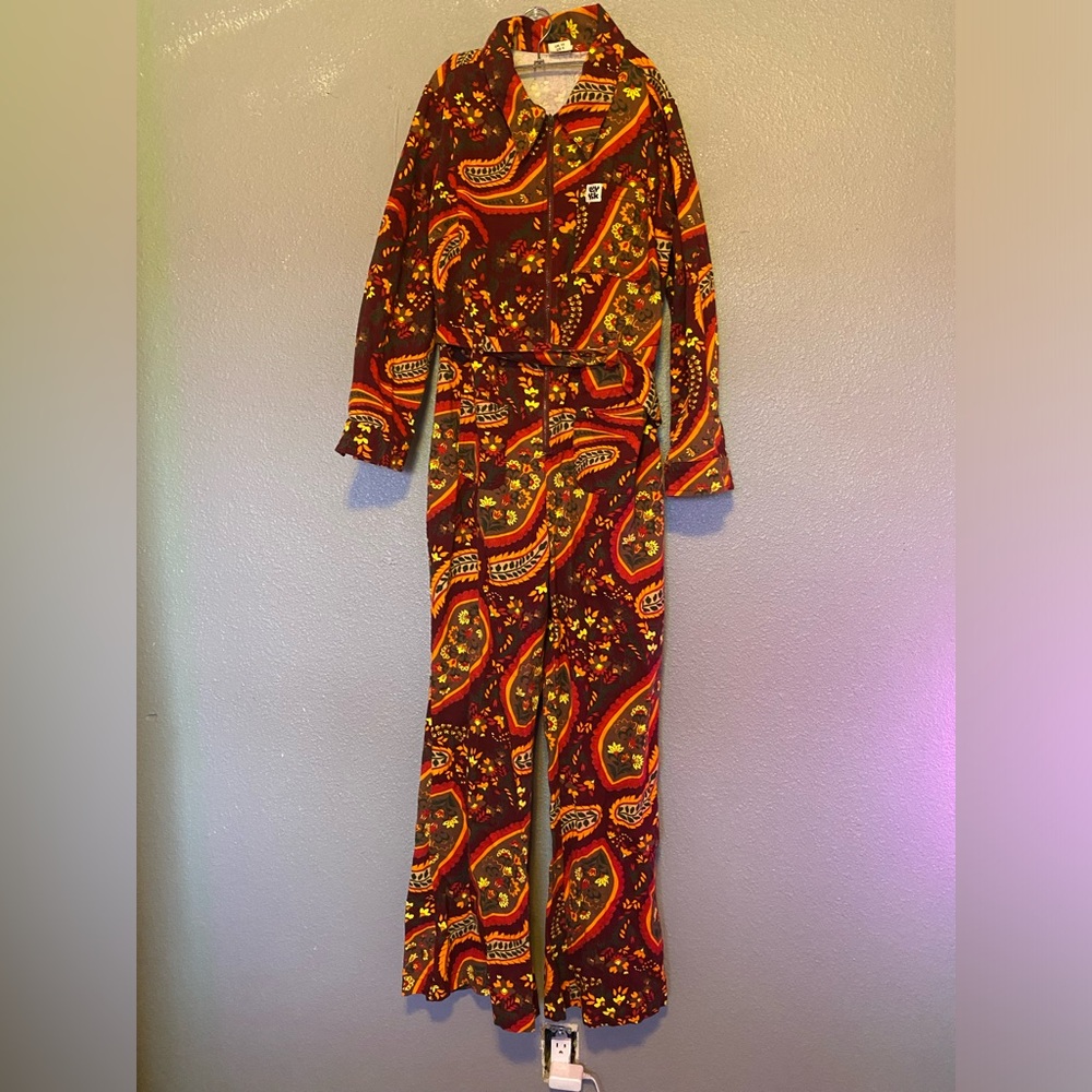 LUCY & YAK fall paisley MAGGIE jumpsuit UK 10 US 6